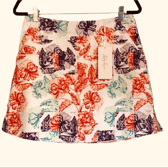 NWT Lady Hagen Floral Print Skort Size 6 - Picture 1 of 11